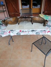 JOUG DE BOEUF TRES ANCIEN JOLIE DECO A SUSPENDRE ,A POSER AU SOL 