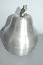 Seau Bac à Glaçon Forme Poire Alu Brossé Made in Italie