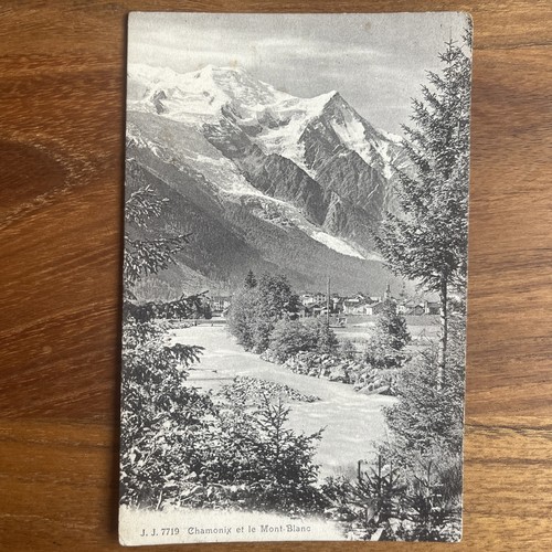 Cpa chamonix le mont - et,