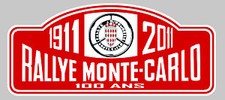 PLAQUE RALLYE MONTE-CARLO 100
