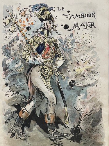 Peinture militaria poulbot - peinture,