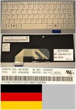 Clavier Qwertz Allemand LENOVO S9 S10 MP-08H26D0-387 42T4355 45N2009 Blanc