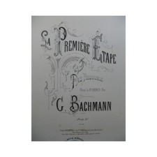 BACHMANN G. La Première Etape piano