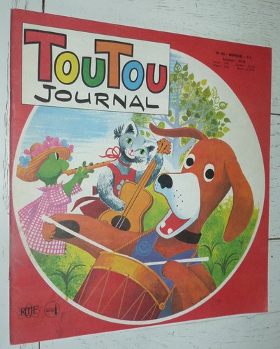 Rare toutou journal 1971 - rare,