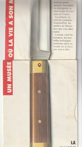 Flyer couteau geant maison des - flyer,