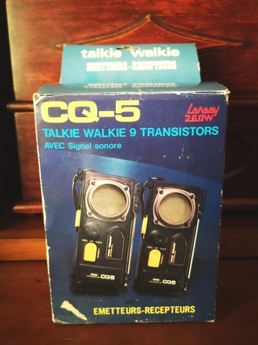 Vintage lansay talkie - cq-5,