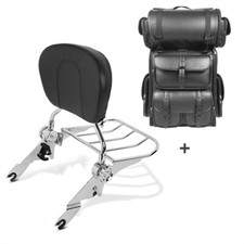 Sissy Bar SB1 + sacoche arrière LX pour chopper / custombikes 14-23 chrome