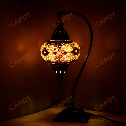 Lampe table mosaïque - lampe,