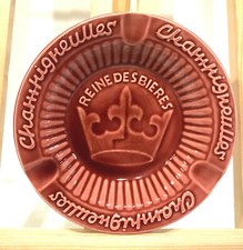 ANCIEN CENDRIER PUBLICITAIRE BIÉRE DE CHAMPIGNEULLES BRASSERIE BISTROT 