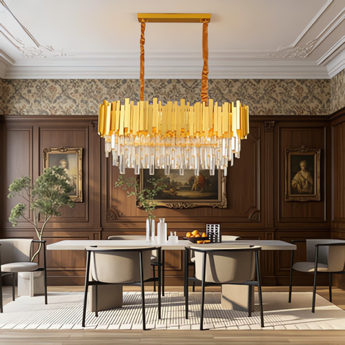 Lustre moderne cristal pour - lustre,