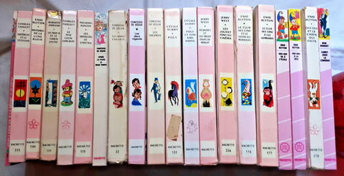 Bibliotheque rose lot 20 - lot,