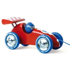 - Voiture de course rouge et