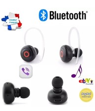 Kit main libre mini oreillette + 1 Ecouteur - bluetooth USB Sport Universel