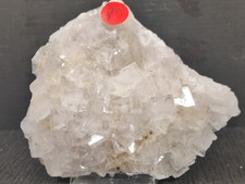 CRIS 41 O PLAQUE FLUORITE INCOLORE A GEMME FILON ST BARTHELEMY FONTSANTE 409G