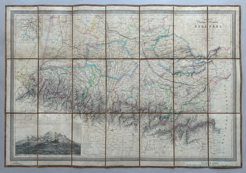 Carte physique routière - physique,