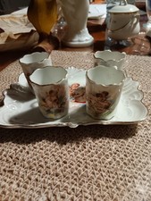 Service a Liqueur Ancien Porcelaine