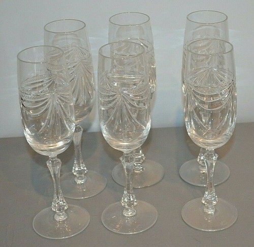 Flutes champagne cristal - à,