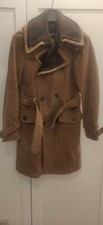 Manteau style aviateur caban/trench lainé ZARA