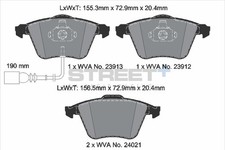 Plaquettes de frein VW GOLF VI