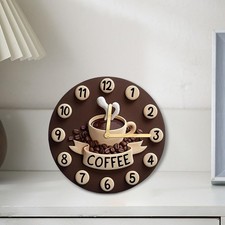 Horloge murale tasse café - horloge, à