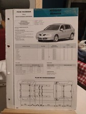 Fiche Technique De La Revue Technique Carrosserie Nissan Almera N°193