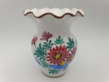Vase céramique faience Malicorne ancien vintage signé Emile Tessier