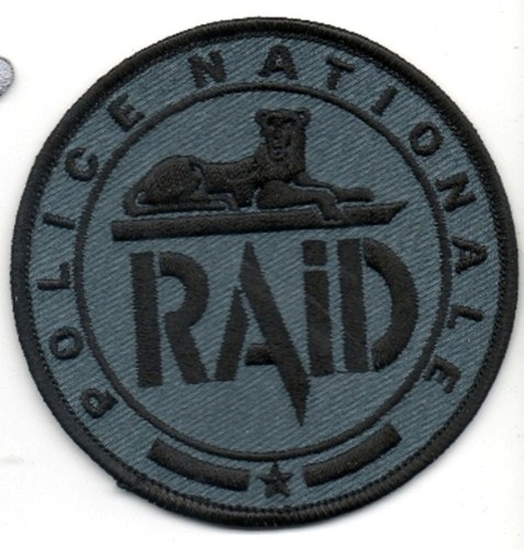 Ecusson police raid bleu - ecusson,