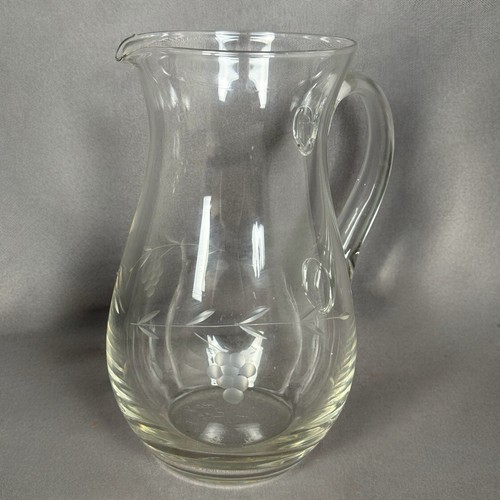 Pichet eau verre taillé - à, en