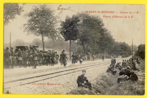 Cpa magny médard - mÉdard, chemin