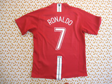 Maillot Manchester United champions League 2007 Ronaldo Jersey Nike Vintage - S