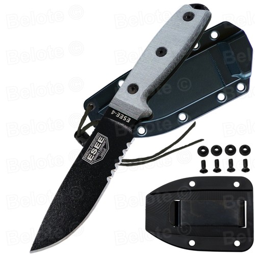 Esee model black blade - black,