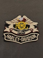 patch brodé écusson thermocollant harley davidson HOG