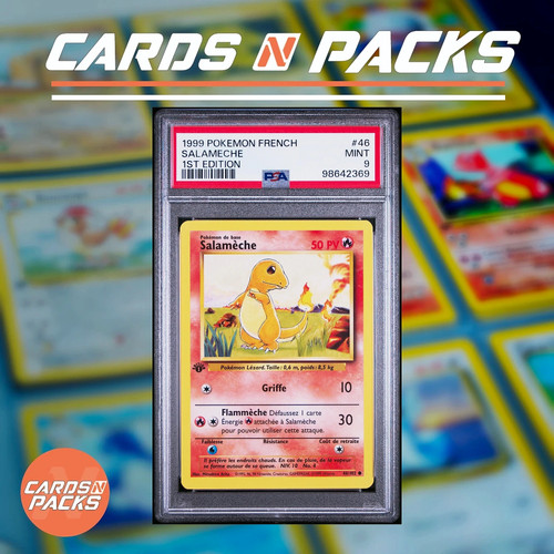 Carte pokemon salamèche - carte,