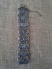 bracelet argent massif ancien