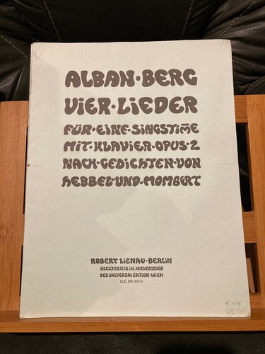 Alban berg vier lieder - vier,