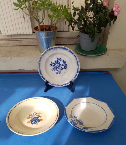 Ancienne assiettes creuses - ancienne,