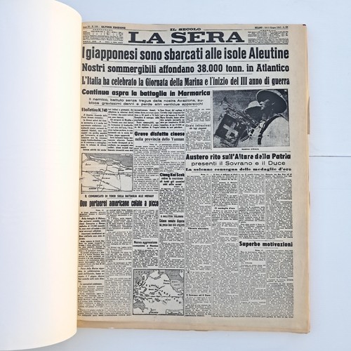 Journaux italiens époque - journaux, d'époque