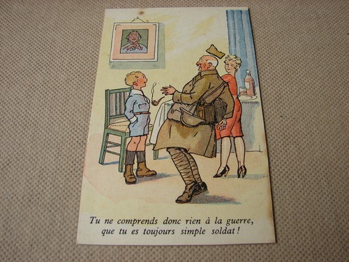 Carte postale humoristique - carte,