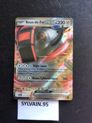 Carte pokemon roue fer - carte,