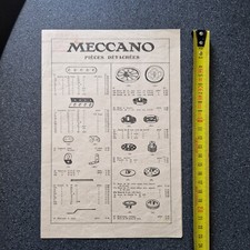 MECCANO  anciens CATALOGUE