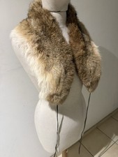 Echarpe tour de cou col fourrure de lapin Neuf