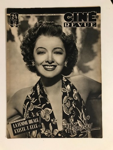 Cine revue 1948 - ►cine, n°46/1948-myrna
