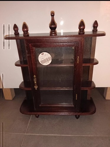 Petite vitrine murale bois - vitrine, en