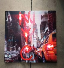 Tableau mural lumineux NYC à
