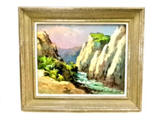 Tableau huile sur - , panneau