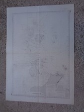 CARTE MARINE / Détroit de Torrès comprenant les chenaux de l'ouest  SHOM 1947