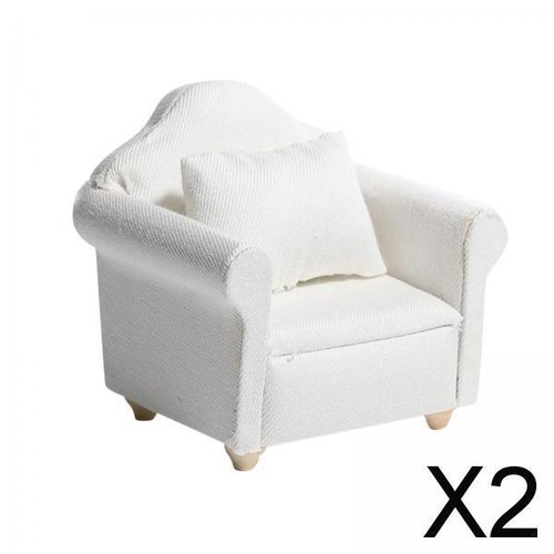Miniature dollhouse sofa - miniature,
