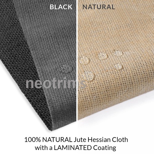Tissu jute hessois enduit - de,