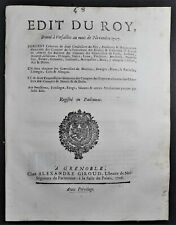 [Doit Ancien Régime] EDIT DU