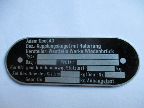 Panneau type ahk - panneau,